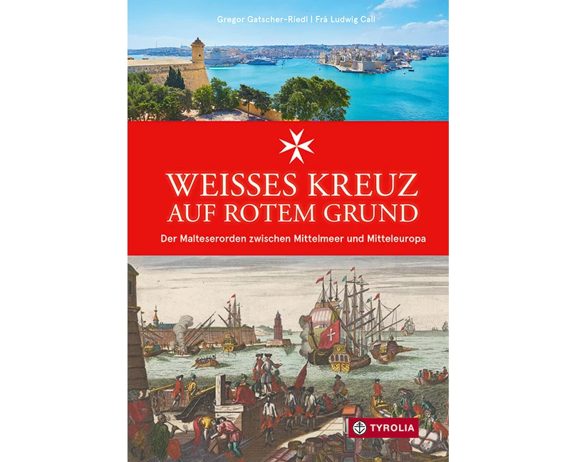 Weißes Kreuz auf rotem Grund