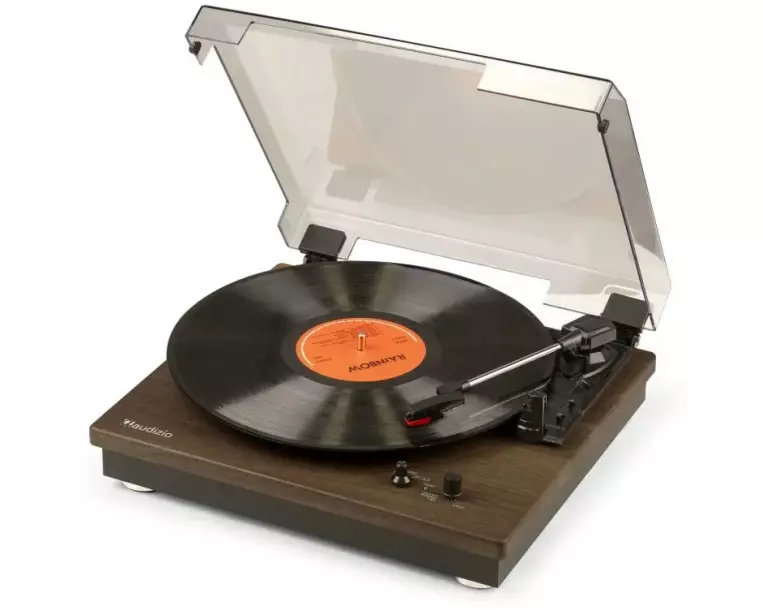 Audizio Plattenspieler mit Bluetooth RP112D Dunkelbraun