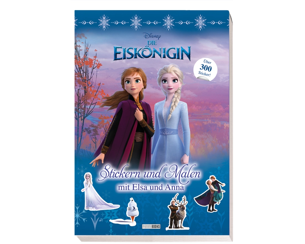 Disney Die Eiskönigin: Stickern und Malen mit Elsa und Anna