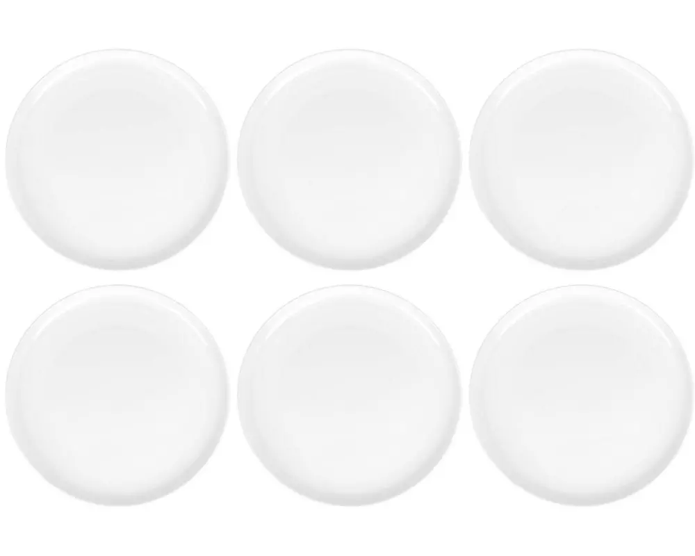 FURBER Speiseteller Ø 26.5 cm, 6 Stück, Weiss