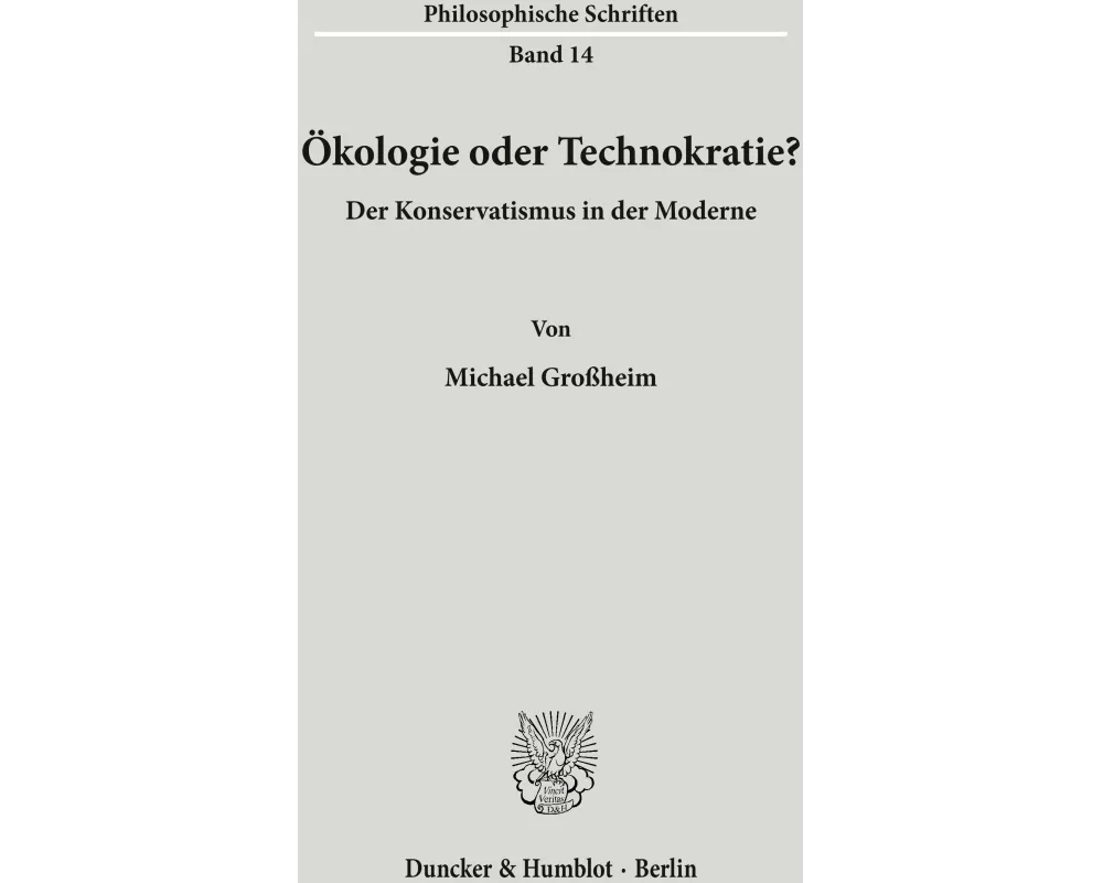 kologie oder Technokratie?