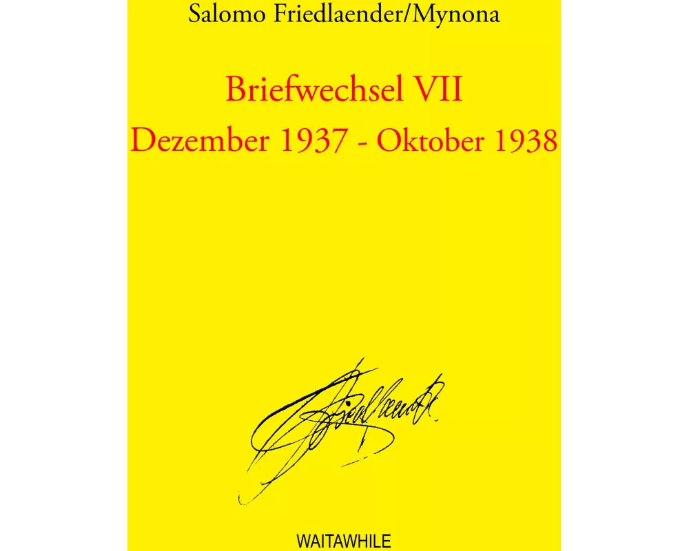 Briefwechsel VII