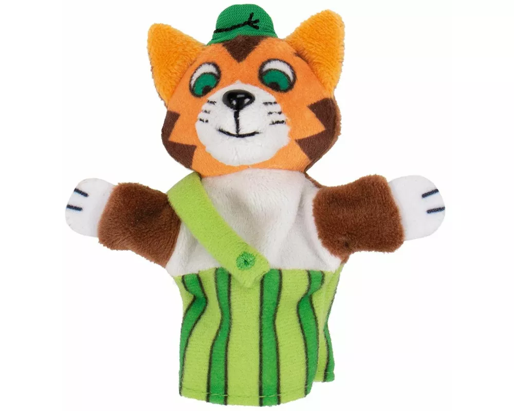 Trötsch Pettersson und Findus Plüsch-Fingerpuppe Findus