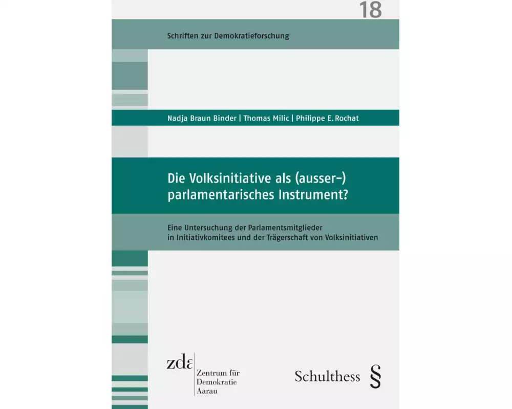 Die Volksinitiative als (ausser-)parlamentarisches Instrument?