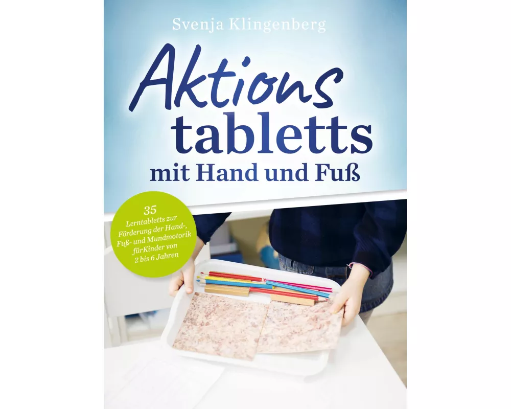 Aktionstabletts mit Hand und Fuß