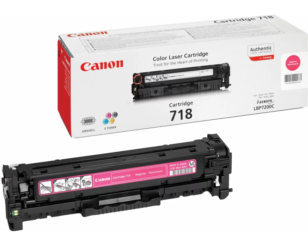 Canon 718 Toner magenta Std Capacity 2.900 pages