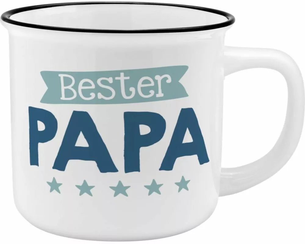 Gruss und Co 45765 Becher für Papa, New Bone China Porzellan, 35 cl