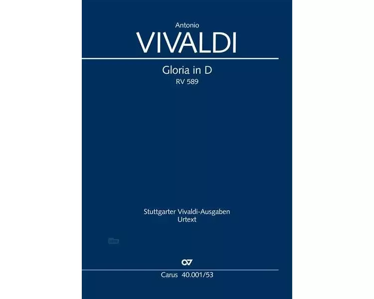 Gloria in D (revidierter Klavierauszug)