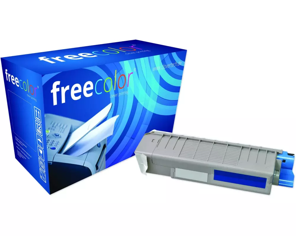 Freecolor Toner OKI 44315xxx Cyan