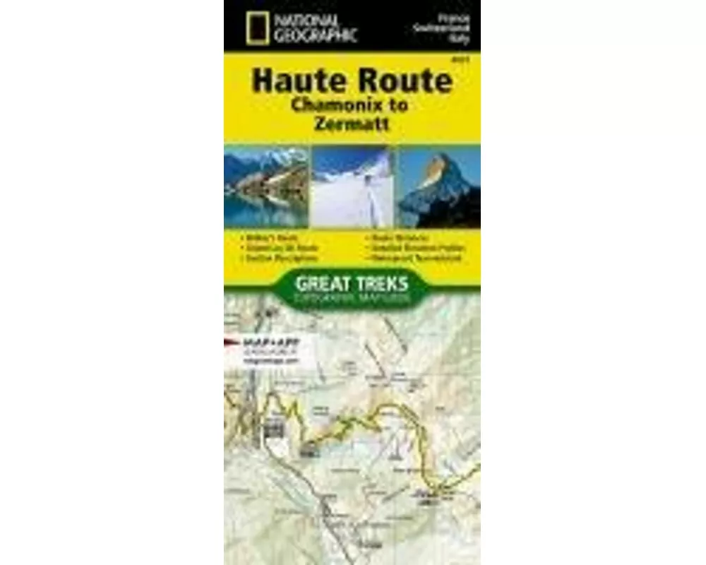 Haute Route (Chamonix-Zermatt) (France, Switzerland) 1:50 000