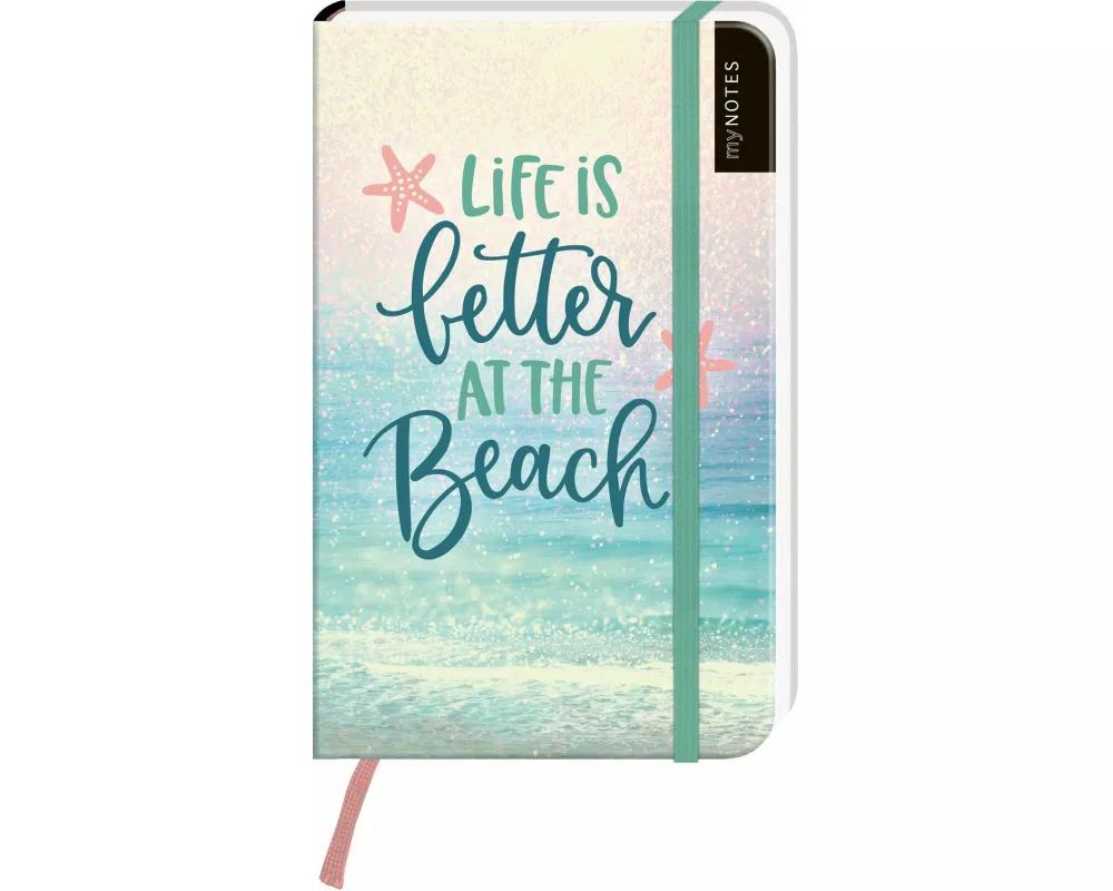 myNOTES Notizbuch A6: Life is better at the beach