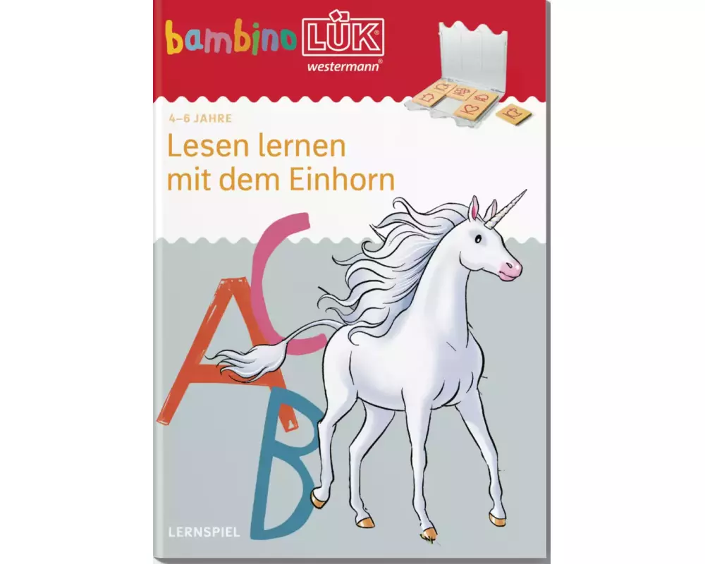 bambinoLÜK. Vorschule. Lesen lernen mit dem Einhorn 4/5/6 Jahre