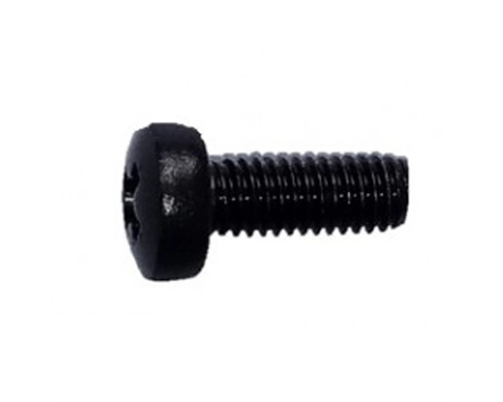 SCHROFF Linsenschraube M6, verzinkt, schwarz - LINSENSCHRAUBE M6X16 100ST
