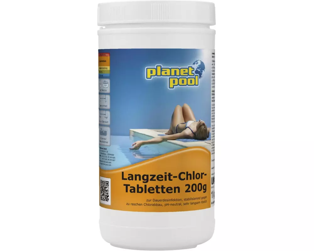 Planet Pool Langzeit-Chlor-Tabletten 200 g / 1 kg