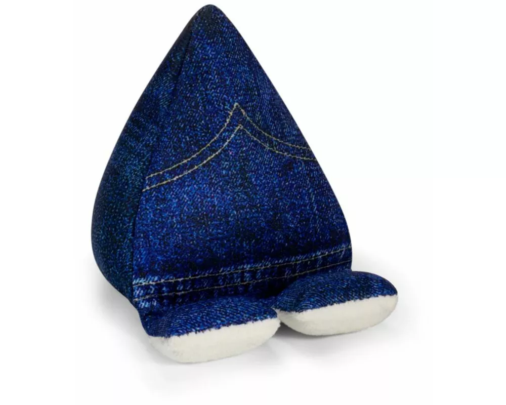 Plusheez Handykissen (Blue Jeans) - Handyhalter - Aufsteller für Handys, Mini-Tablets und E-Reader - Passend für alle Handys - Mit Mikrofaserfläche zu