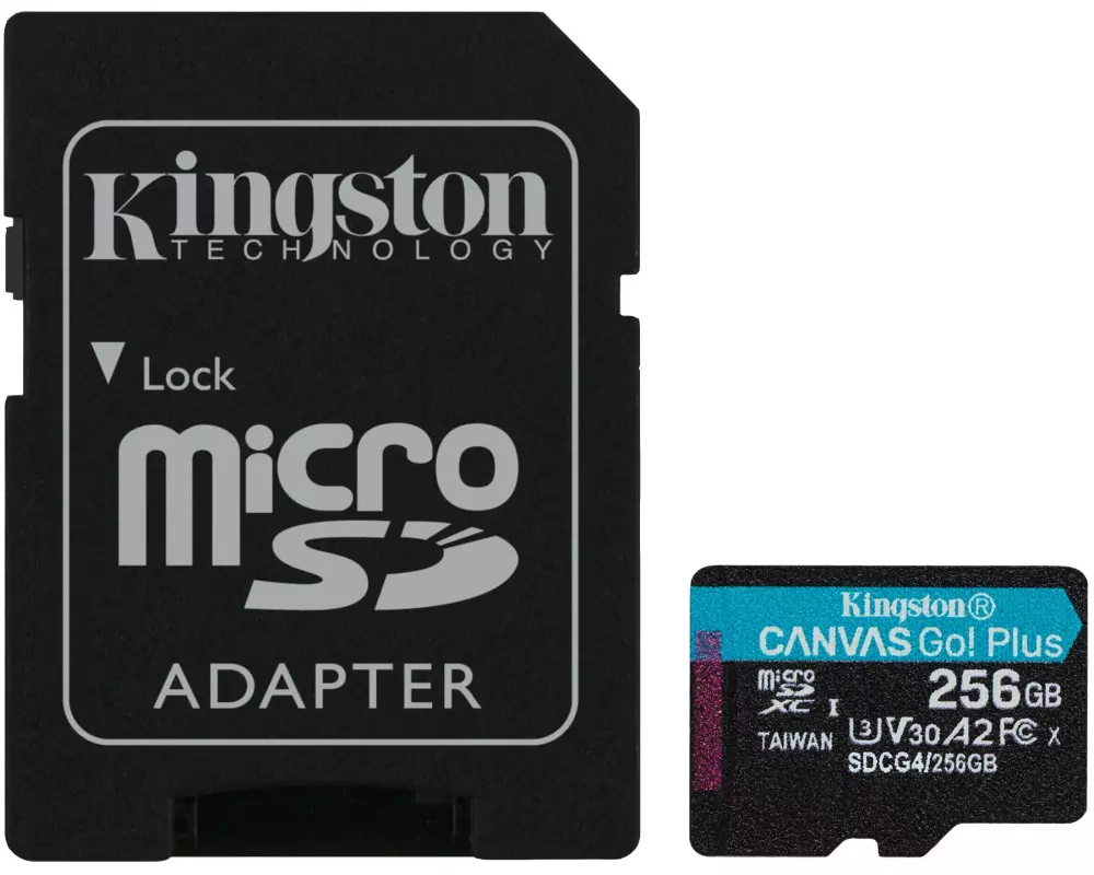 Kingston microSDXC-Karte Canvas Go! Plus 256 GB