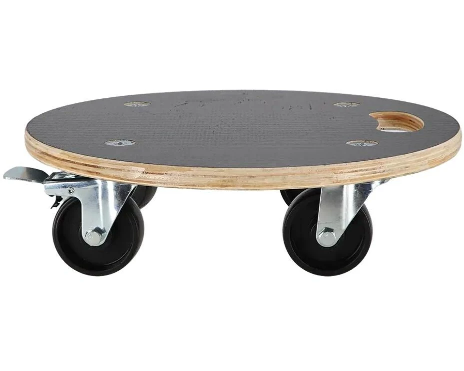 Esschert Design Pflanzenroller Siebdruck outdoor Braun