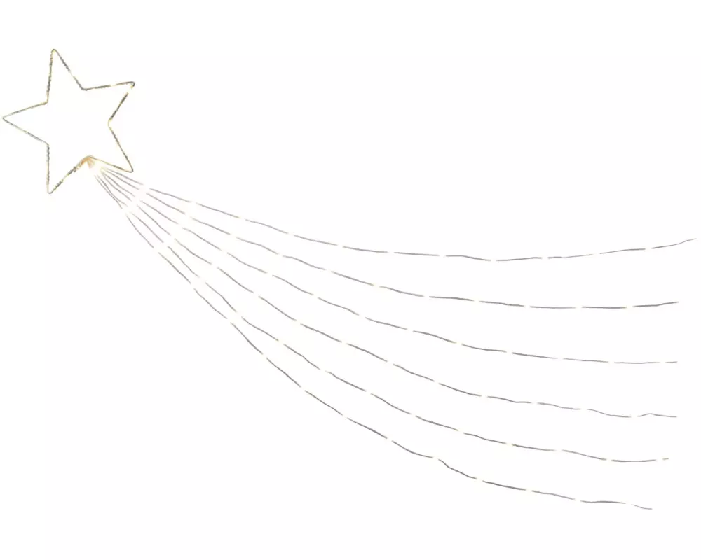 STT Dekolicht Comet tail, 28 cm, Silber