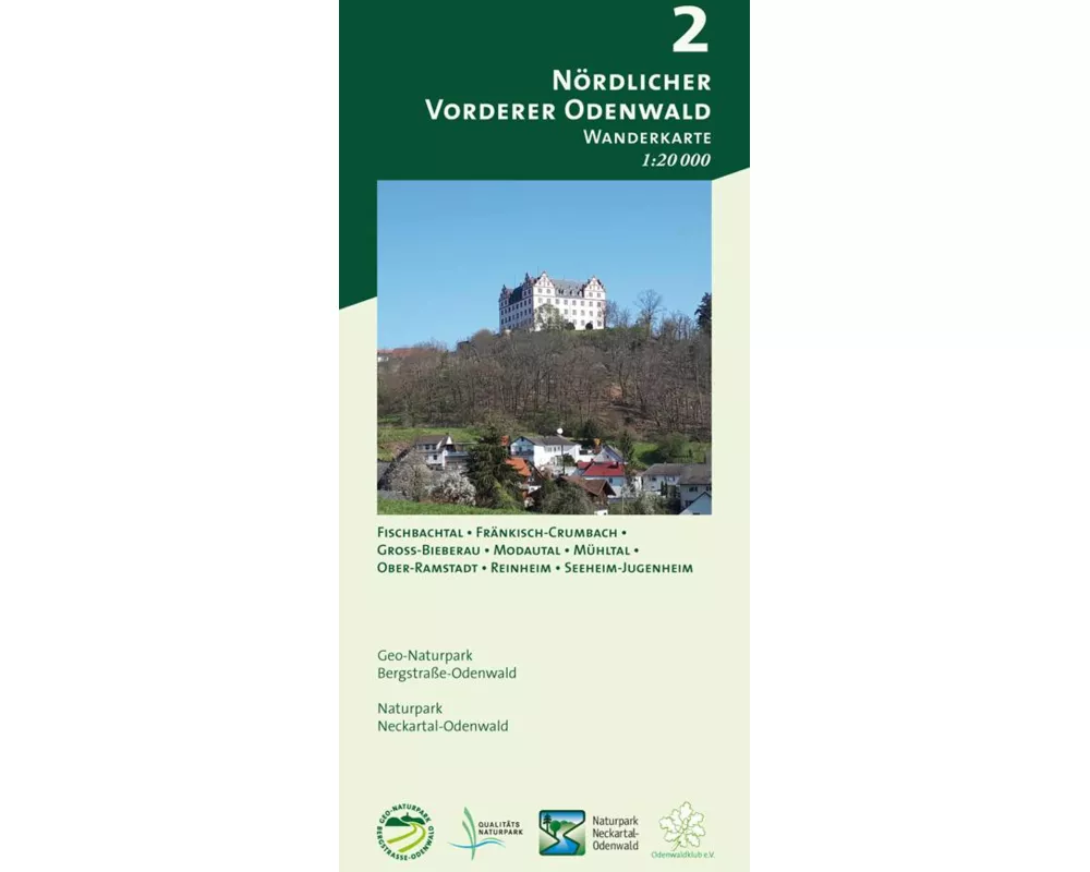 Nördlicher Vorderer Odenwald 1 : 20 000 Blatt 2