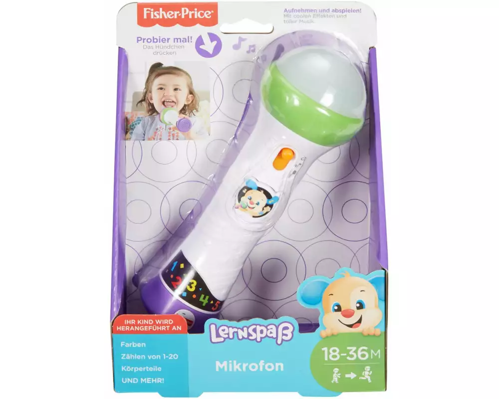 Fisher-Price Beschäftigungsspielzeug Mikrofon