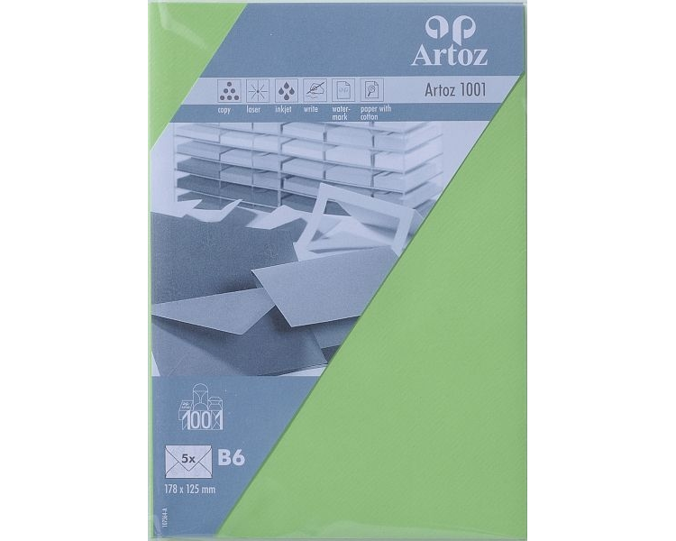 ARTOZ Couverts 1001 B6 107364183 100g, birkengrün 5 Stück