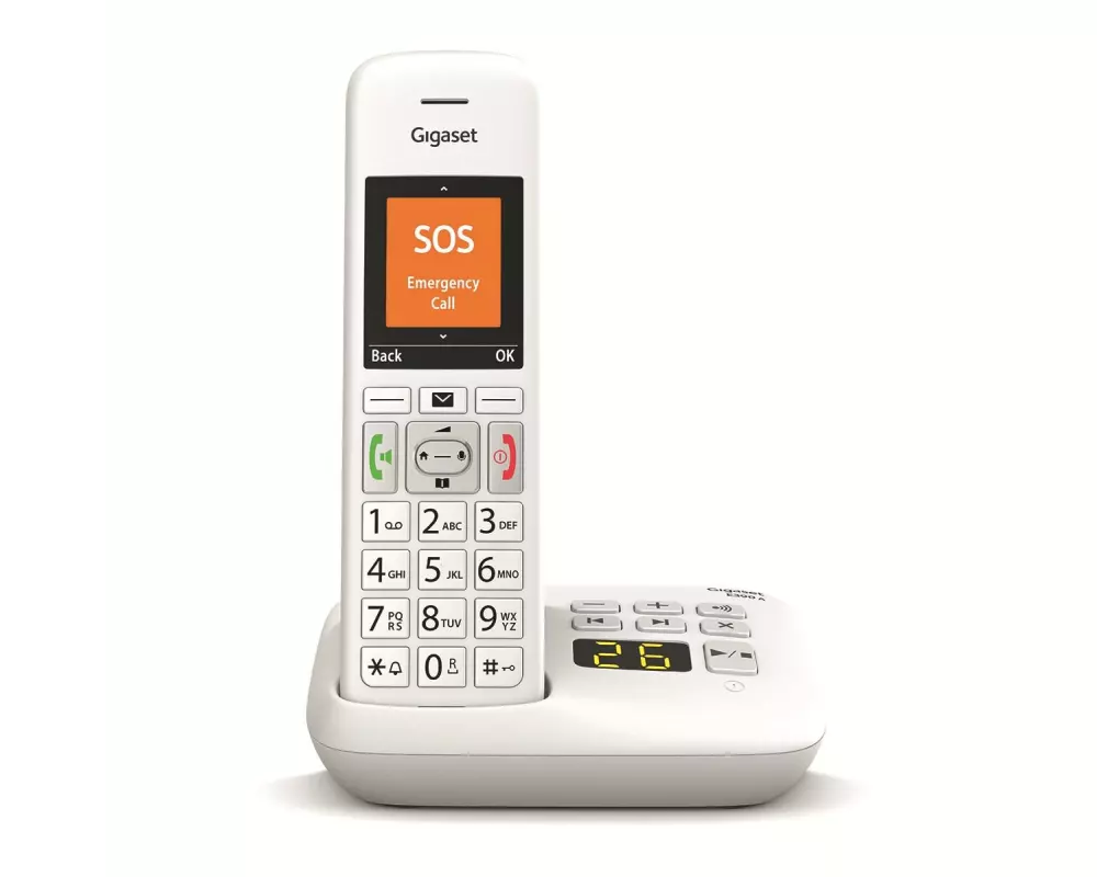 Gigaset Schnurlostelefon E390A weiss