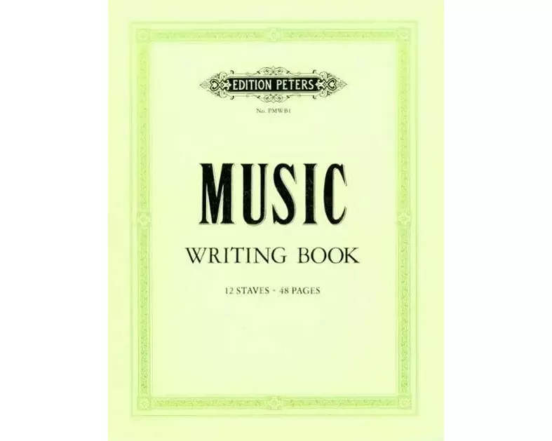 Peters Music Writing Book