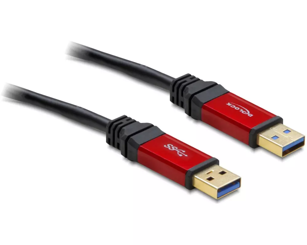 Delock USB 3.0-Kabel Premium USB-A - USB-A 5 m