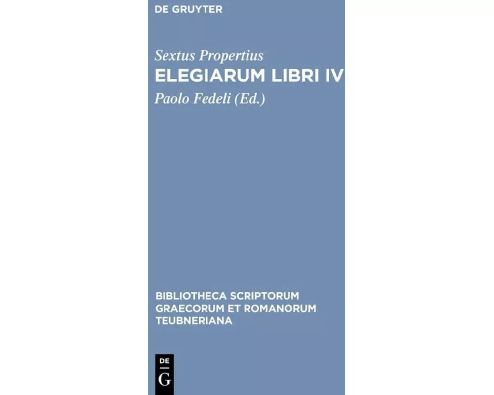 Elegiarum libri IV