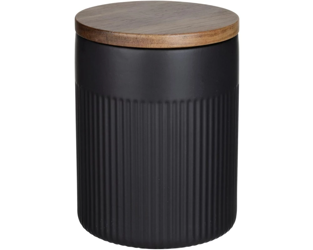 Wenko Vorratsdose Refia 1.1 l, Braun/Schwarz