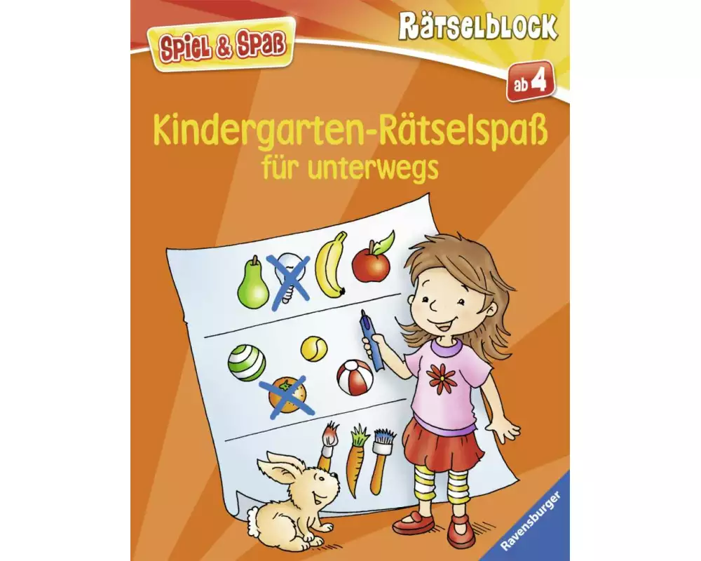 Spiel & Spaß - Kindergarten-Rätselspaß für unterwegs