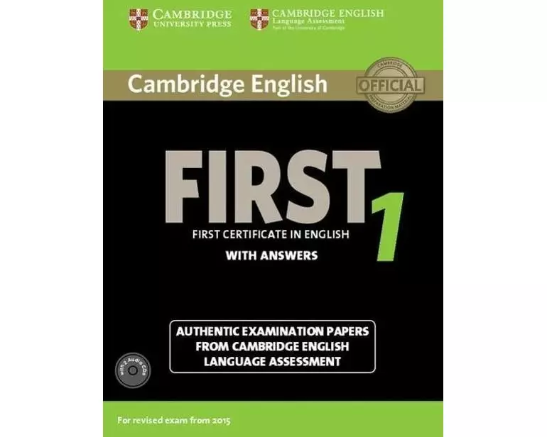 Cambridge English First 1. Student's Book Pack with Answers
