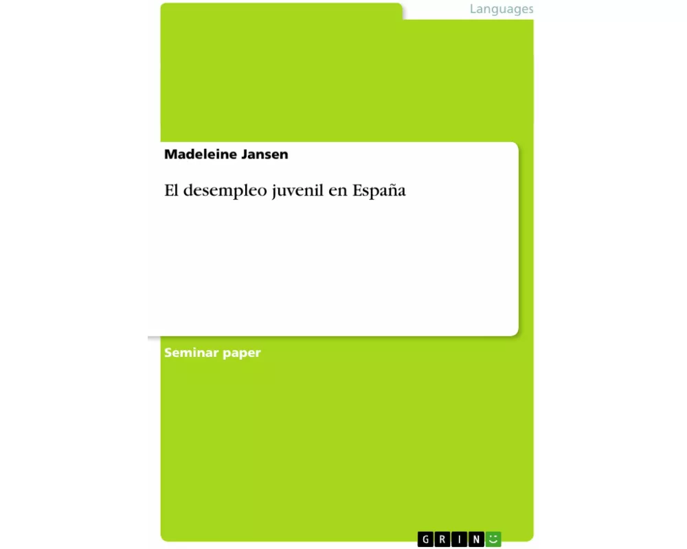 El desempleo juvenil en España