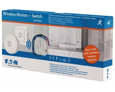 EATON xComfort Wireless Motion - Switch package pre-programmed Pure white