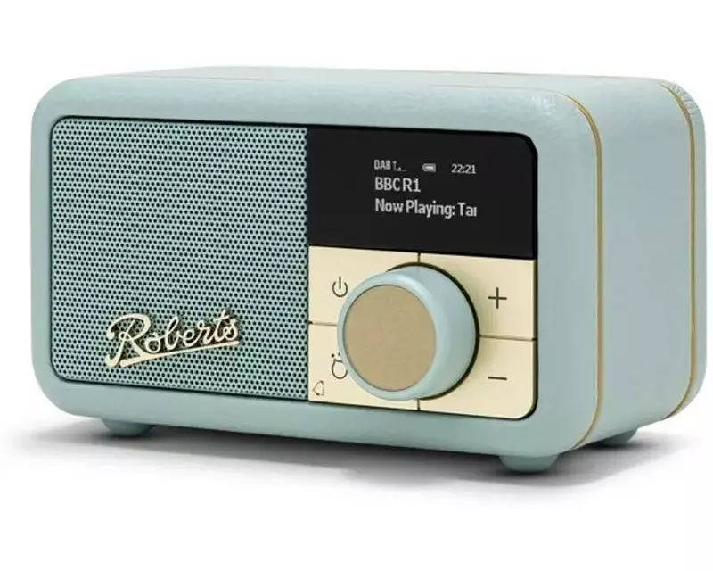 Roberts DAB+ Radio Revival Petite 2 Duck Egg Blue