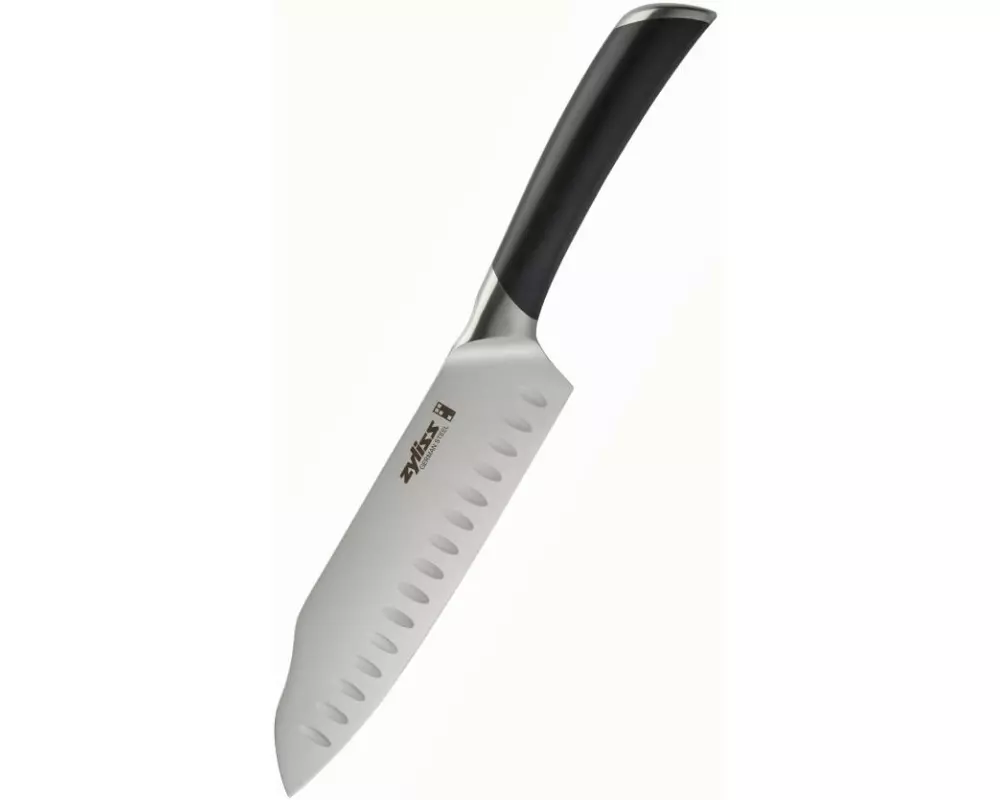Zyliss Santokumesser Comfort Pro 18 cm, Schwarz/Silber