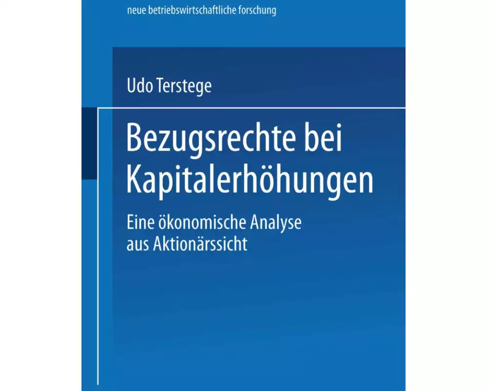 Bezugsrechte bei Kapitalerhöhungen