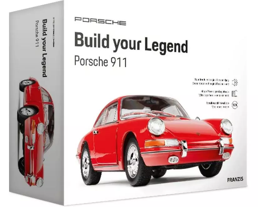 Franzis Bausatz Porsche 911 Rot 1:24