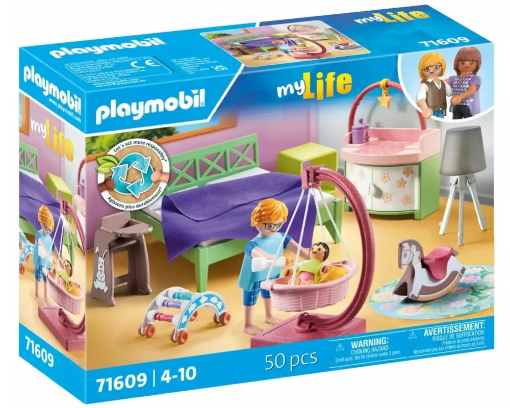 Playmobil My Life Schlafzimmer mit Babyspielecke 71609