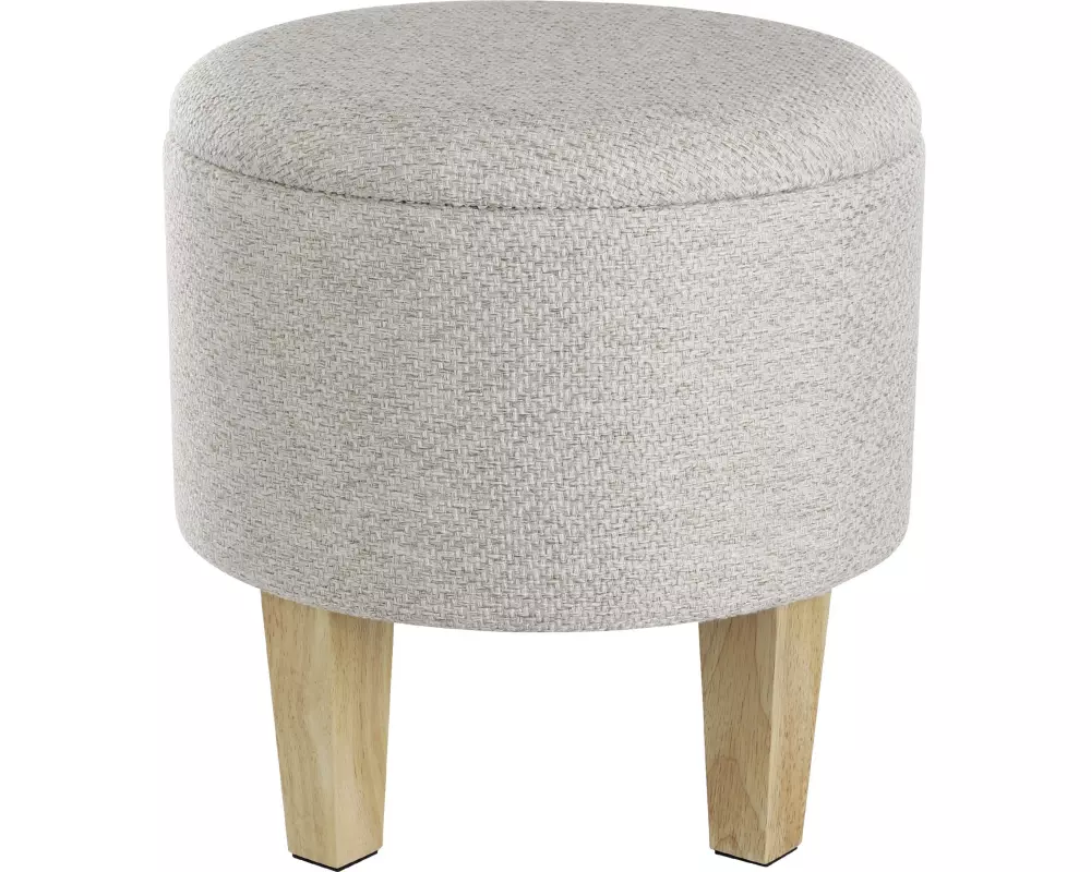 EGLO Hocker Mashike Ø 39 x 40 cm, Beige/Braun