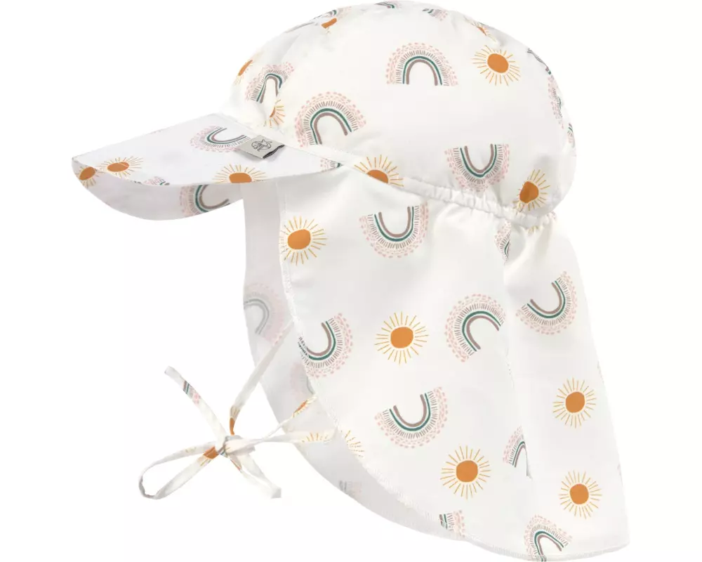 Lässig Sonnenhut Flap Rainbow Nature Gr. 50/51