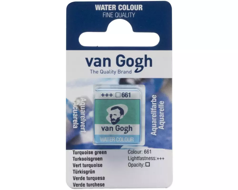 Van Gogh Aquarellfarbe 661 Türkisgrün, 1 Stück