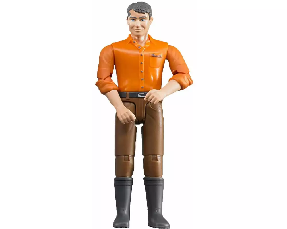 Bruder Spielwaren Figur mit brauner Hose