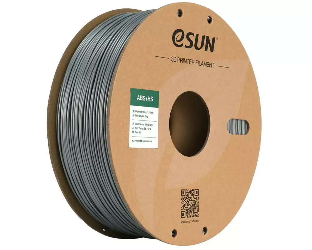 eSun Filament ABS+ HS Silber 1.75 mm 1 kg