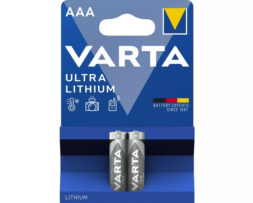 Varta Batterie Ultra Lithium AAA , 2 Stück