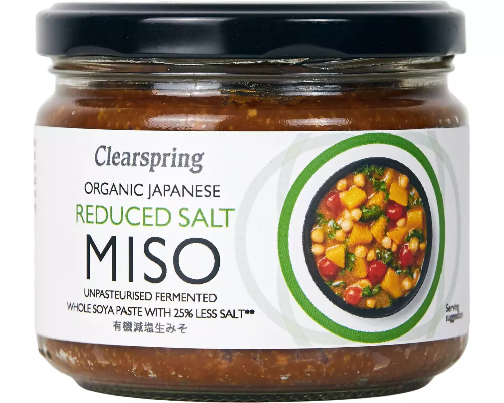 Clearspring Organic Japanischer Miso mit reduziertem Salzgehalt 270 g