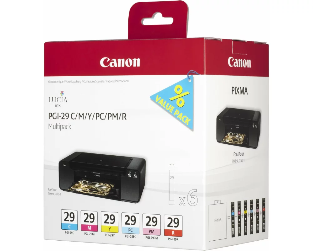 Canon PGI-29 Multipack CMY, PC, PM, R