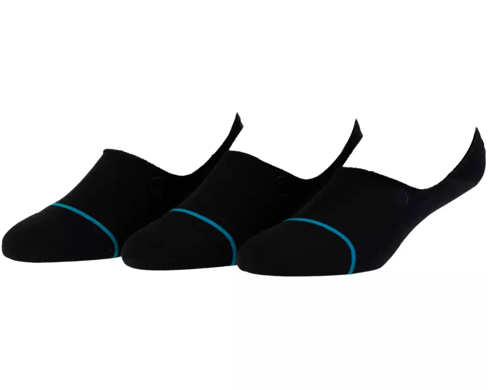STANCE Socken Icon No Show Schwarz 3er-Pack