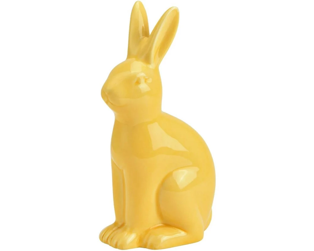 G. Wurm Aufsteller Hase 16 cm, Gelb
