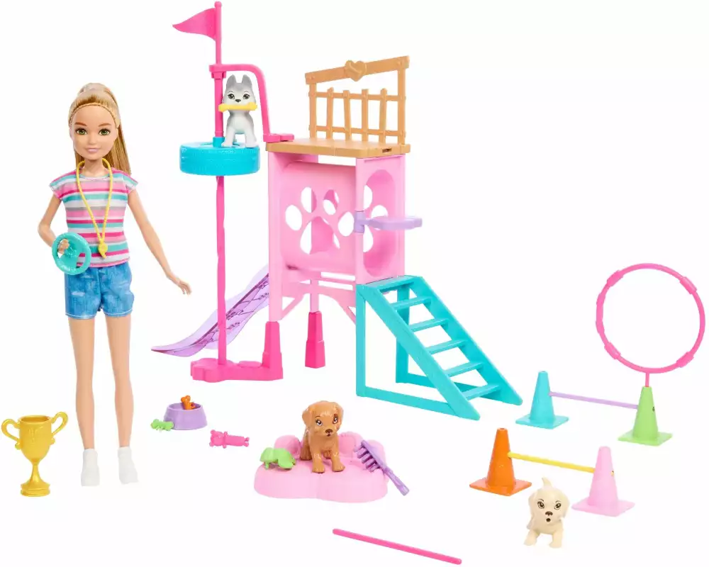 Barbie Spielset Barbie Stacies Puppy Playground
